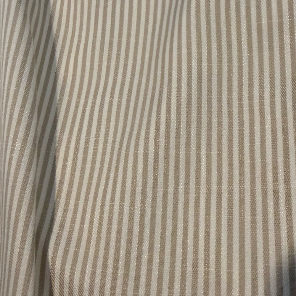 Alex Marie Cream and beige Striped Pencil Skirt